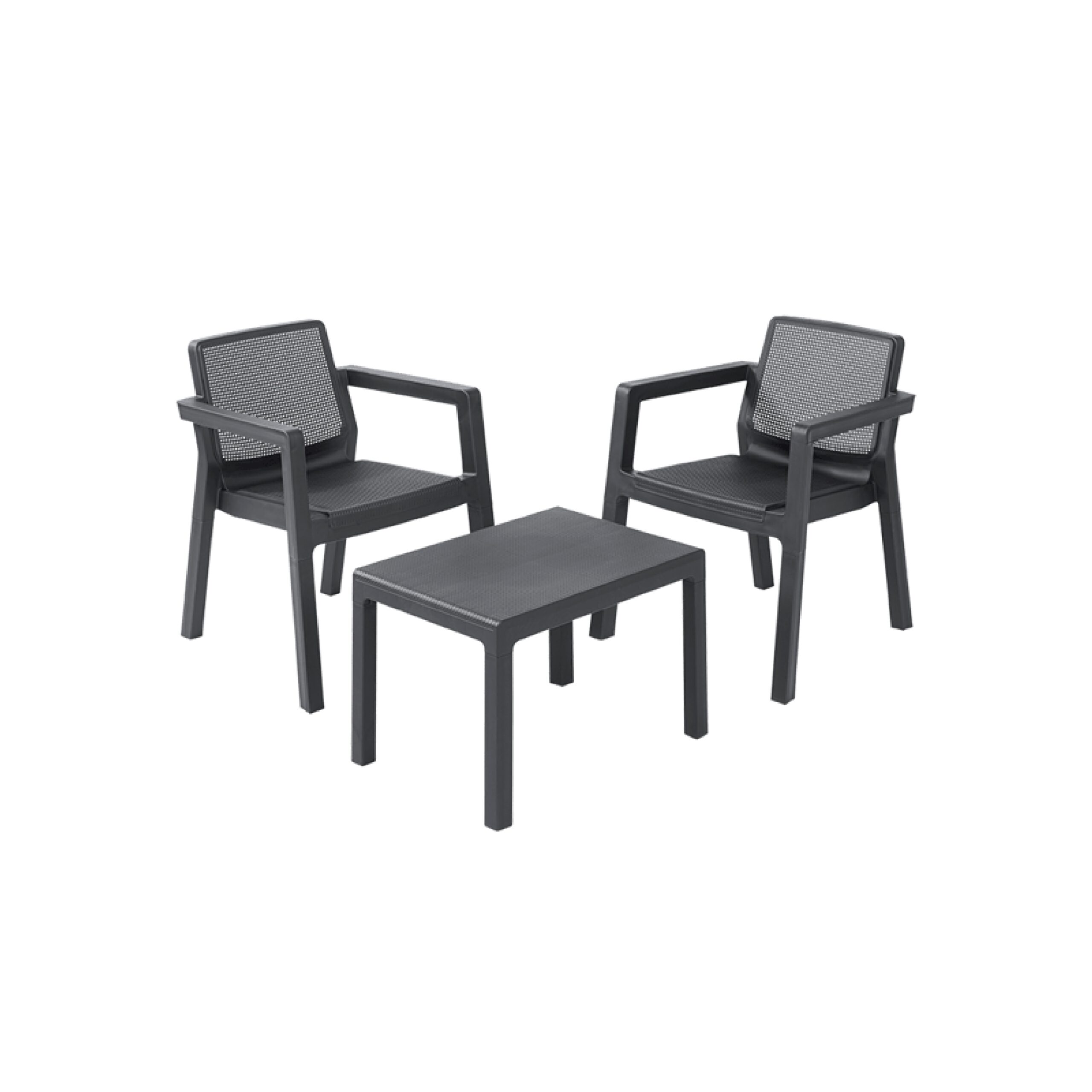 Emily dvivietis lauko baldų komplektas Emily dvivietis lauko baldų komplektas