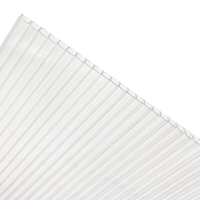 Kanalinis polikarbonatas 4 mm skaidrus (pagamintas ES) - 1 m