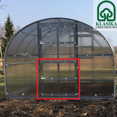 Papildomos durys gale Arkiniam šiltnamiui KLASIKA - Be dangos