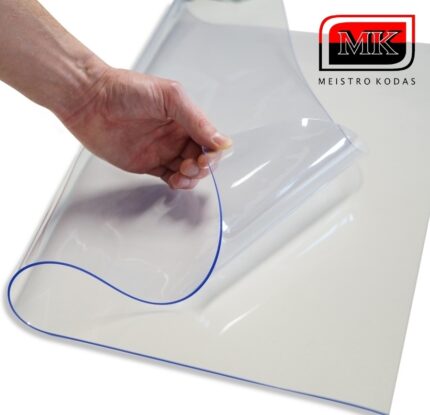 PVC skaidrus tentas 650mkr