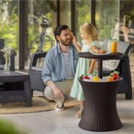 Cool bar Rattan staliukas – šaltkrepšis - Image 2