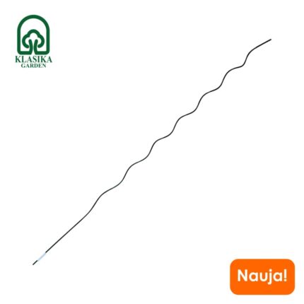 Naujiena! Kuoliukas augalams, spiralinis, žalias, metalinis, 150 cm