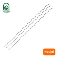 Naujiena! Kuoliukas augalams, spiralinis, žalias, metalinis, 180 cm - Image 5