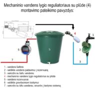 Mechaninis vandens lygio reguliatorius su plūde 3/4 iš sr. - Image 2