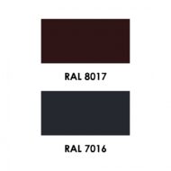 Metalinis stulpas 60x40 (uždaras profilis) tvoralentėms HANBUD - Image 3