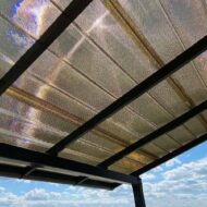 NAUJIENA! MK PC DIAMONDS TILE EFFECT - čerpės imitacijos polikarbonato danga - Image 3