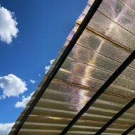 NAUJIENA! MK PC DIAMONDS TILE EFFECT - čerpės imitacijos polikarbonato danga - Image 5