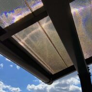 NAUJIENA! MK PC DIAMONDS TILE EFFECT - čerpės imitacijos polikarbonato danga - Image 6