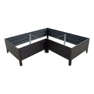 GPPS modulinė pakelta lysvė KLASIKA Woodlook (L-formos)