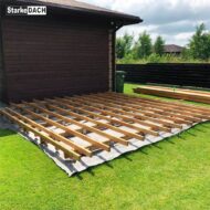 Neaustinė geotekstilinė medžiaga 2m pločio - Image 2