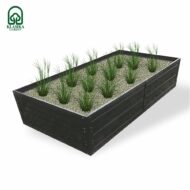 Pakelta lysvė KLASIKA GARDEN, chaki spalvos 20 cm aukščio - Image 2