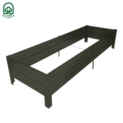 Pakelta lysvė KLASIKA GARDEN, chaki spalvos 20 cm aukščio