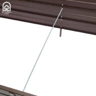 NAUJIENA! Pakelta lysvė KLASIKA GARDEN, dažyta pagal RAL8017 - Image 8