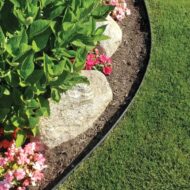 Plastikinis vejos bortas, juodas 4,5 x 100 cm - Image 2