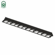 Plastikinis vejos bortas, juodas 4,5 x 100 cm