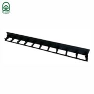 Plastikinis vejos bortas, juodas 8 x 100 cm