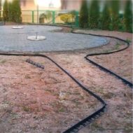 Plastikinis vejos bortas, juodas 8 x 100 cm - Image 9