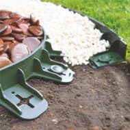 Plastikinis vejos bortas, žalias 80 cm - Image 2