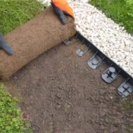 Plastikinis vejos bortas, žalias 80 cm - Image 4