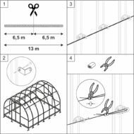 Šiltnamio augalų parišimo komplektas KLASIKA - Image 3