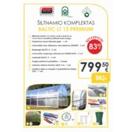Šiltnamis Baltic LT 12 PREMIUM - Image 3