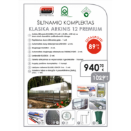 Šiltnamis KLASIKA Arkinis 12 PREMIUM - Image 3