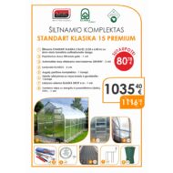 Šiltnamis KLASIKA Standart 15 PREMIUM - Image 3