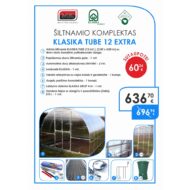 Šiltnamis KLASIKA TUBE 12 EXTRA - Image 2