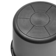 Statybinė vonelė, juoda (apvali) - Image 3