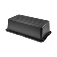 Statybinė vonelė, juoda (stačiakampė) - Image 2