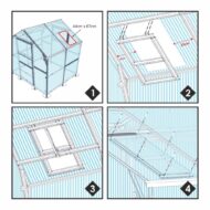 Stoglangis šiltnamiui KLASIKA Bernard su automatiniu atidarytuvu - Image 7
