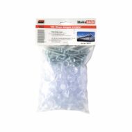 Tvirtinimo varžtai į medį, 4,5 x 45mm su sandarinamąja poveržle ir kepurėle, po 100 vnt - Image 2