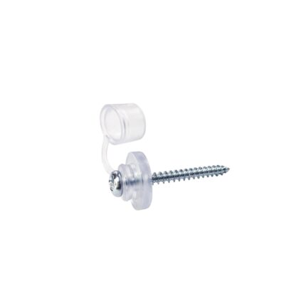 Tvirtinimo varžtai į medį, 4,5 x 45mm su sandarinamąja poveržle ir kepurėle, po 100 vnt