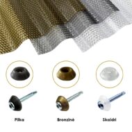 Tvirtinimo varžtai į metalą su tarpine M5 x 40 mm MK PC DIAMONDS (3 spalvos) - Image 2