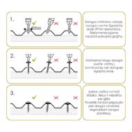 Tvirtinimo varžtai į metalą su tarpine M5 x 40 mm MK PC DIAMONDS (3 spalvos) - Image 7