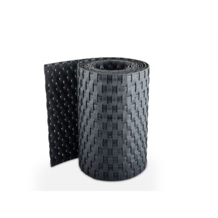 Tvoros juosta MIKKO Rattan 19cm x 12,75m, grafitas MK-03